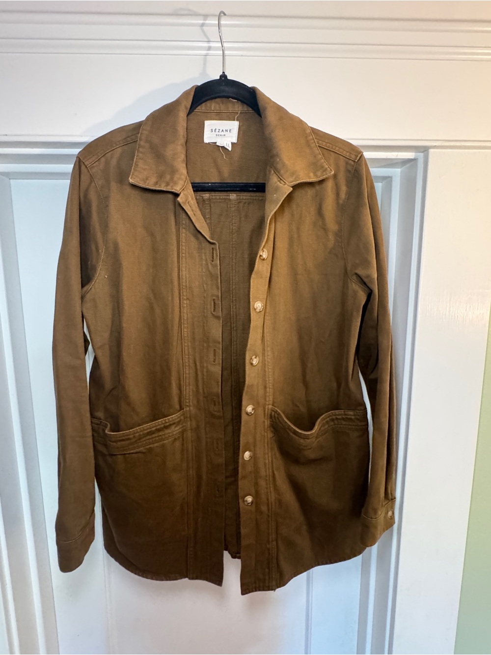 Sézane Brown Utility Jacket